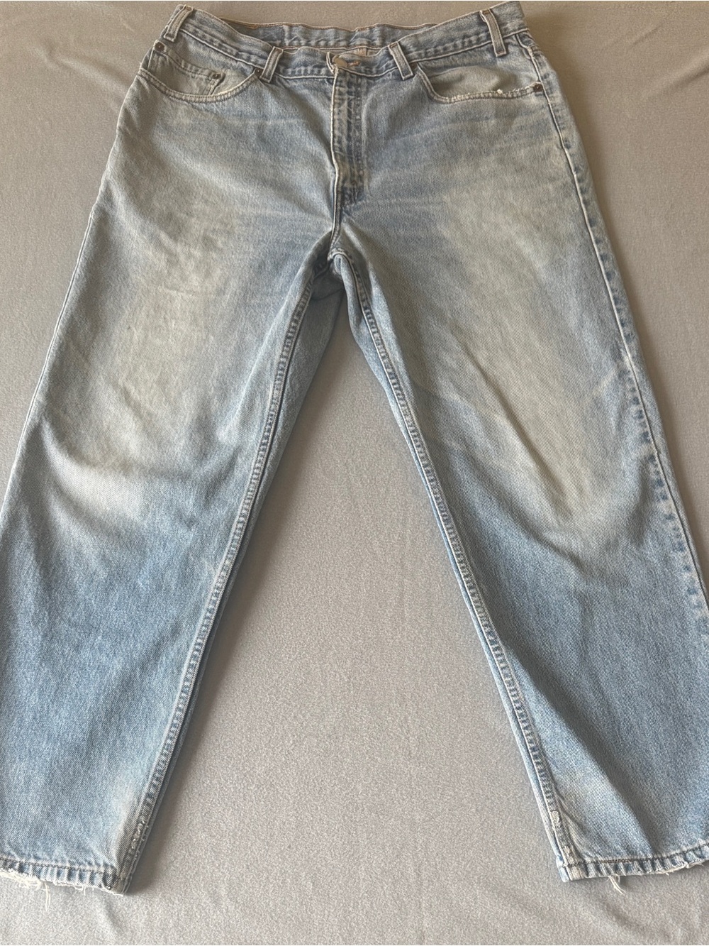 Levi's Vintage Men’s 38x30 Relaxed Straight Leg 468 Light Wash